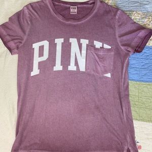 VS PINK Short sleeve shirt. Size Medium💜